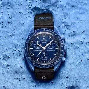 Swatch x Omega Moonswatch Mission Neptune - Ocean Blue Bioceramic
